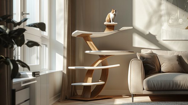 Découvrez l'arbre à chat original idéal pour votre félin